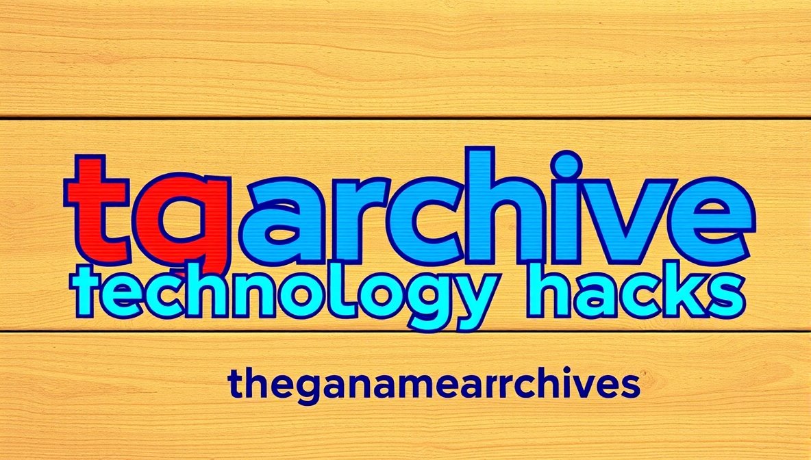 tgarchivegaming technology hacks by thegamearchives – Game Preservation ...